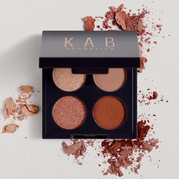 Brand New KAB Cosmetics Eyeshadow Quad in Naked - Sold Out - Picture 1 of 14